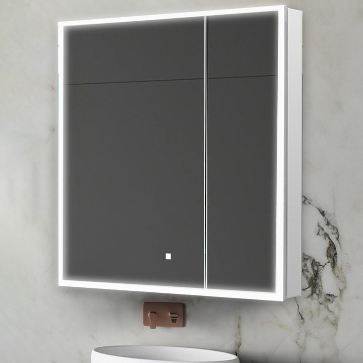 Edge Royale 36" x 32" LED Lighted Double Door Medicine Cabinet | ANVE Kitchen &amp; Bath