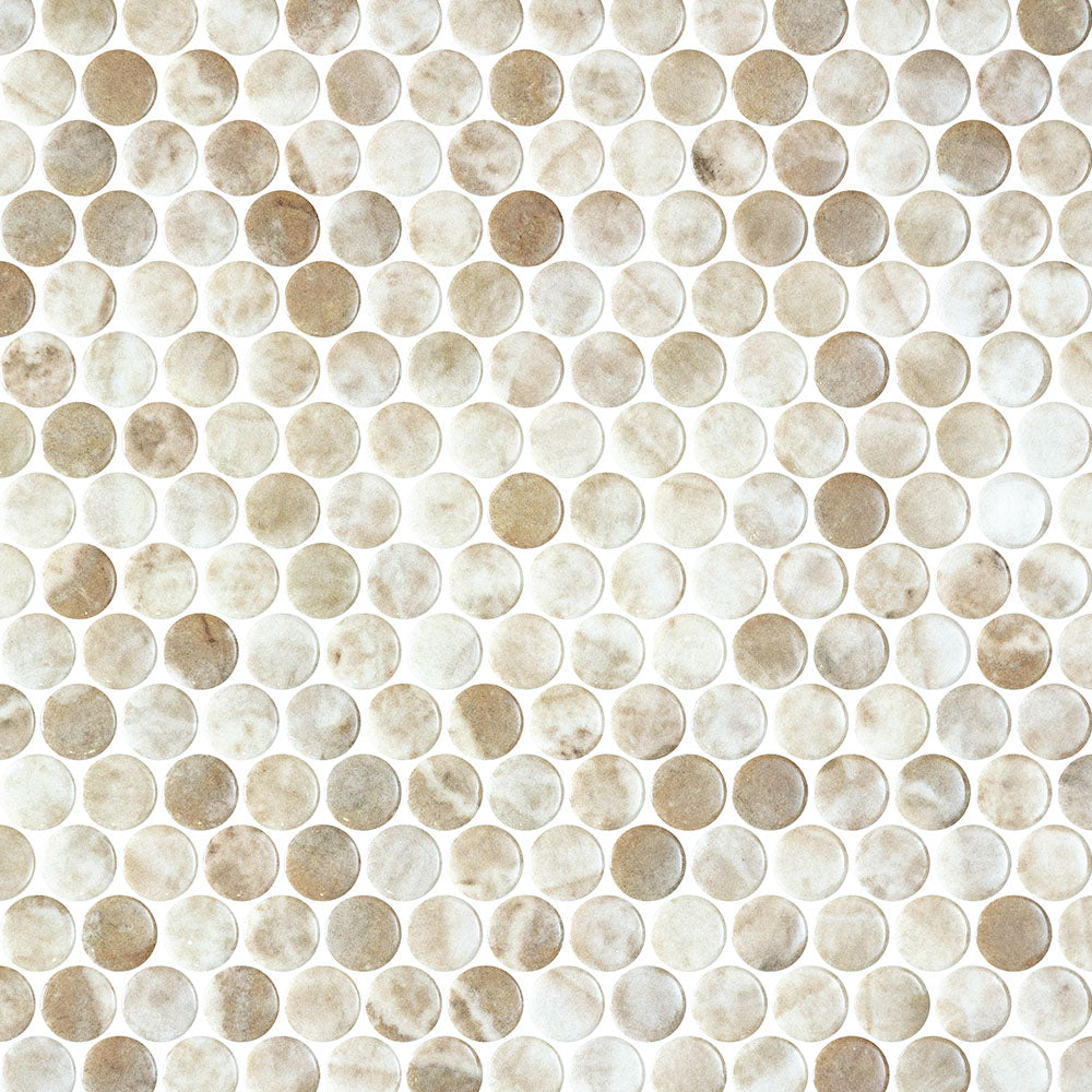 Vetro Round Glass Mosaic Tile