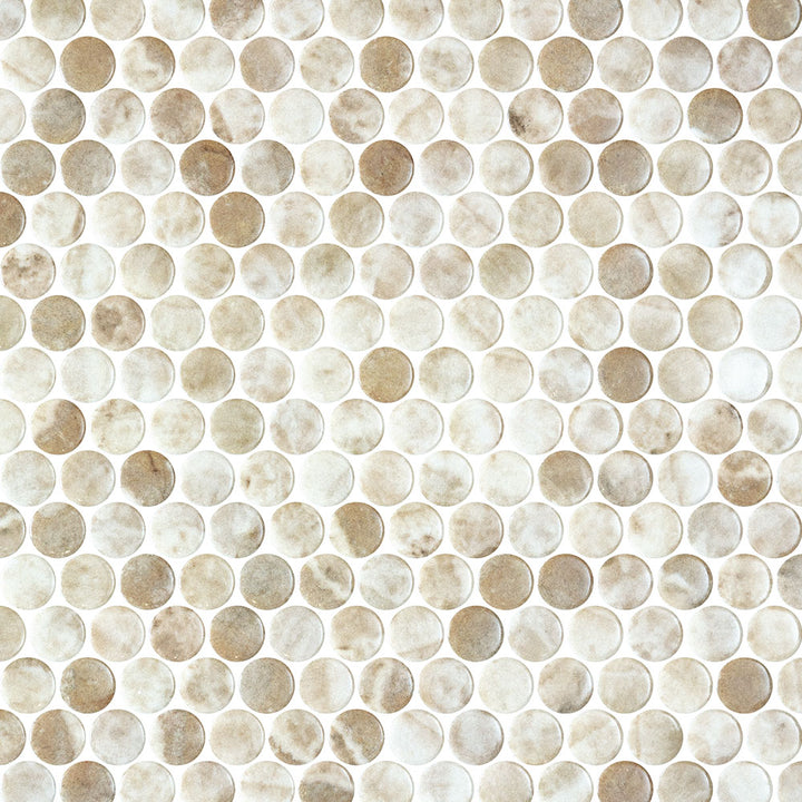 Vetro Round Glass Mosaic Tile