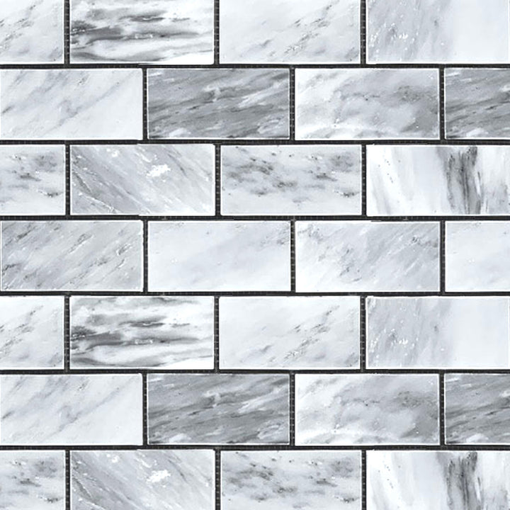 Neo Gris Marble Honed Mosaic Tile
