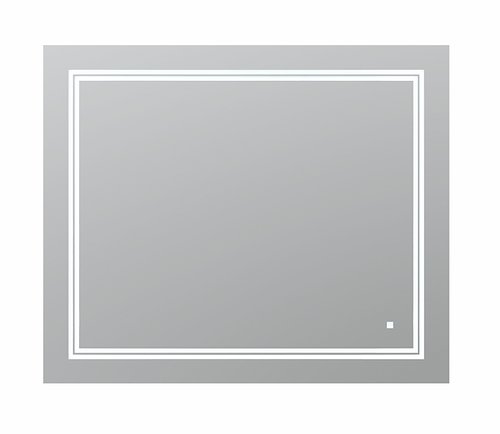AQUADOM Soho 36 inches x 30 inches Led Lighted Silver Mirror for Bathroom 