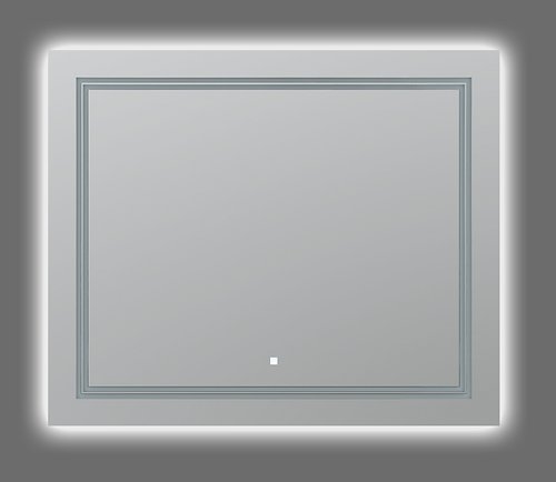 AQUADOM Soho 36 inches x 30 inches Led Lighted Silver Mirror for Bathroom 