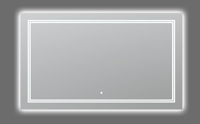 AQUADOM Soho 84 inches x 36 inches Led Lighted Silver Mirror for Bathroom