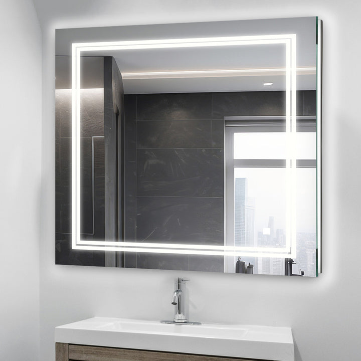 Soho 30" x 30" LED Bathroom Mirror, Anti-Fog