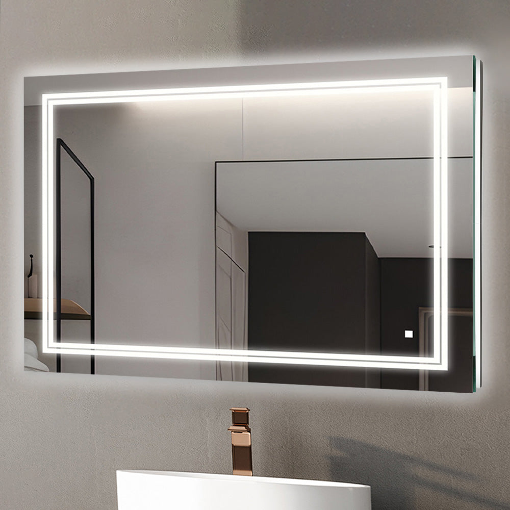 Soho 48" x 36" LED Bathroom Mirror, Anti-Fog | ANVE Kitchen & Bath