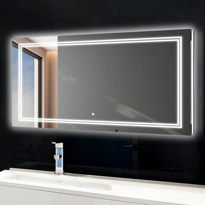 Soho LED Bathroom Mirror, Anti-Fog | ANVE Kitchen &amp; Bath
