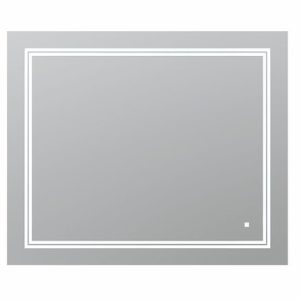 AQUADOM Soho 36 inches x 30 inches Led Lighted Silver Mirror for Bathroom