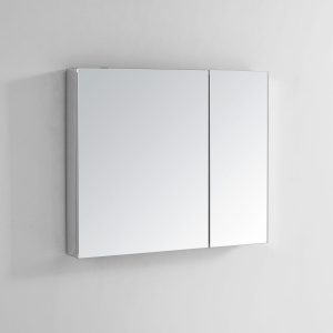 AQUADOM Royale 36 inches x 30 inches Medicine Mirror Glass Cabinet for Bathroom