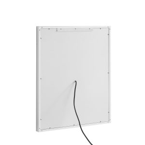 AQUADOM Daytona 24 inches x 36 inches Wall Mounted LED Lighted Silver Mirror for Bathroom