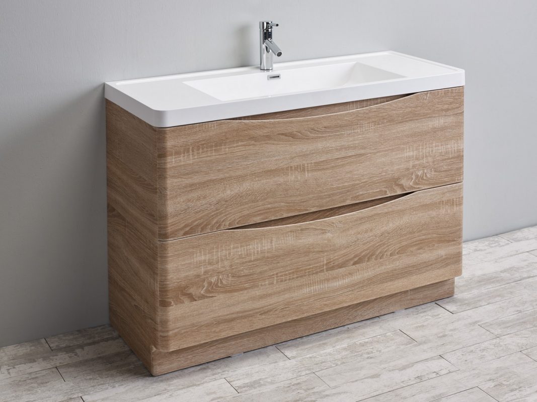 Modern Oak Bathroom Vanity