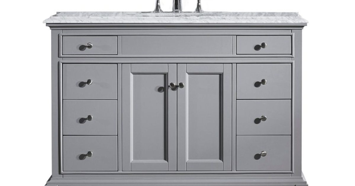 42 Inch Grey Bathroom Vanity