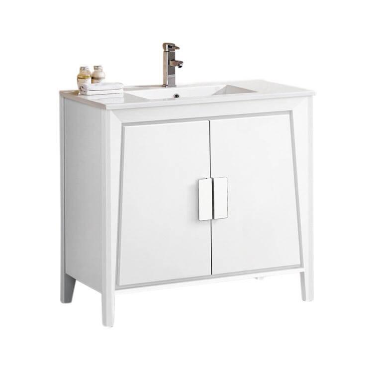 Imperial II 36" Modern Bathroom Vanity  White