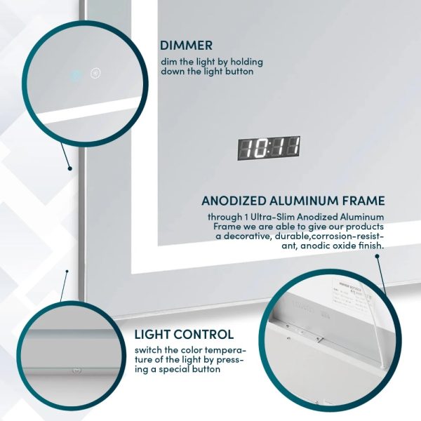 Daytona LED Lighted Mirror Information