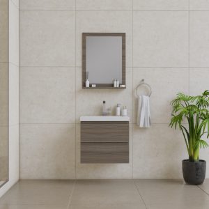 Alya Bath Paterno 24 inch wall mount bathroom vanity