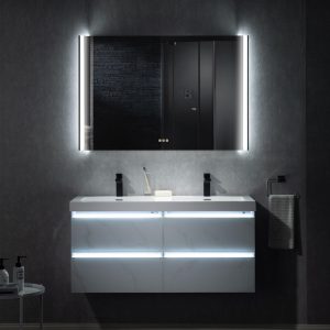 Jena 48" Double Wall Mount Vanity with LED lights