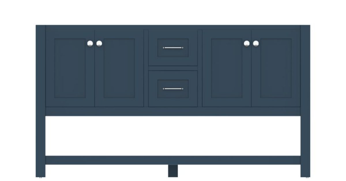 Blue Bathroom Vanity 48 Inch No Countertop