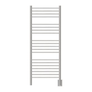 Jeeves Model D Straight 20 Bar Hardwired Towel Warmer in Brushed