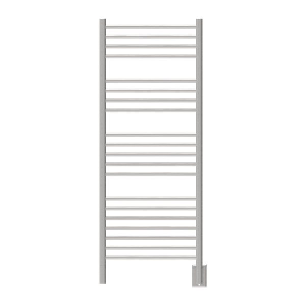 Jeeves Model D Straight 20 Bar Hardwired Towel Warmer in Brushed