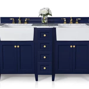 Adeline 60 in. Bath Vanity Set in Heritage Blue