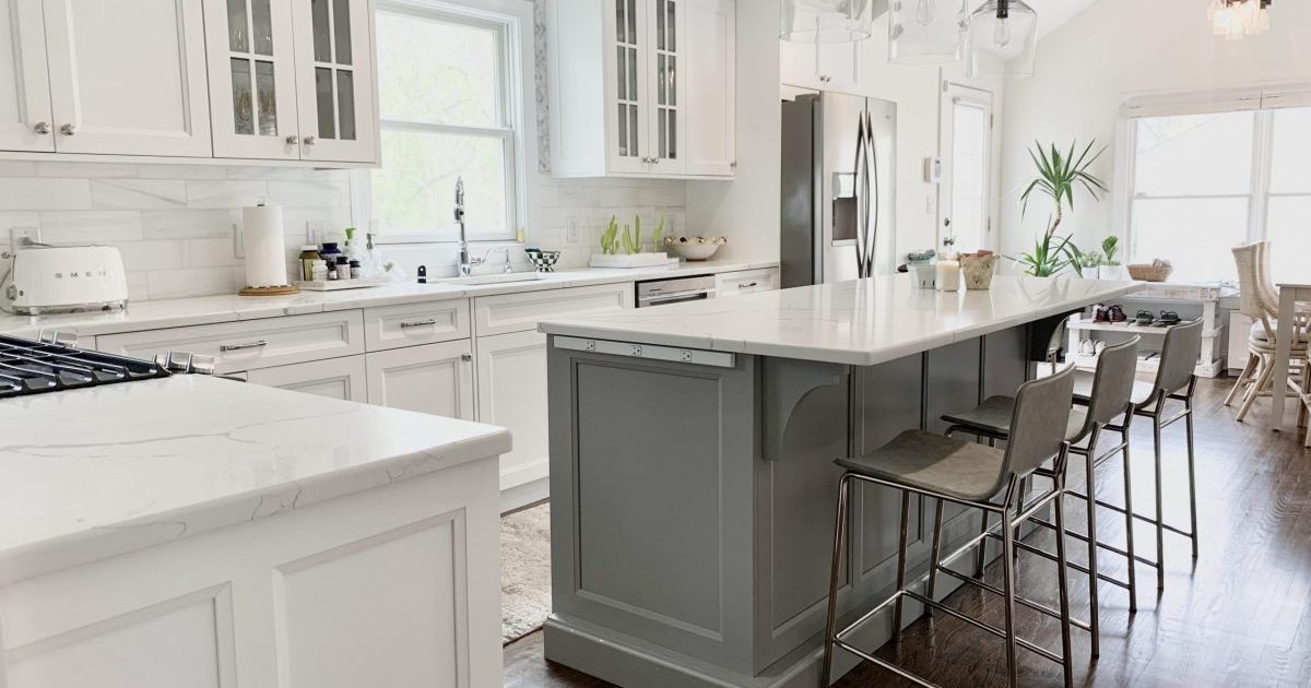 Renter's Cabinet Cover Up - Brighten up Your Kitchen Cabinets