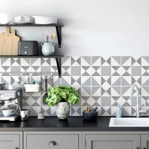 How to: Make a White and Gray Kitchen Stand Out