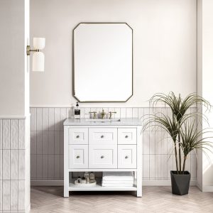 Breckenridge 36" Bathroom Vanity Cabinet In Bright White