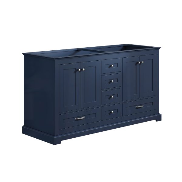 Dukes 60" Navy Blue Bathroom Vanity Cabinet