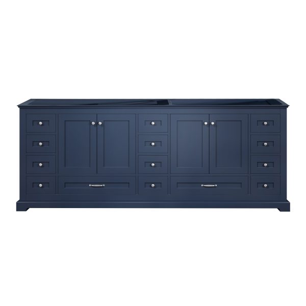 Dukes 84" Navy Blue Bathroom Vanity Cabinet