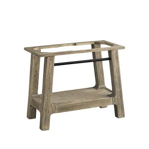 Auburn 36" Single Sink Console in Weathered Timber