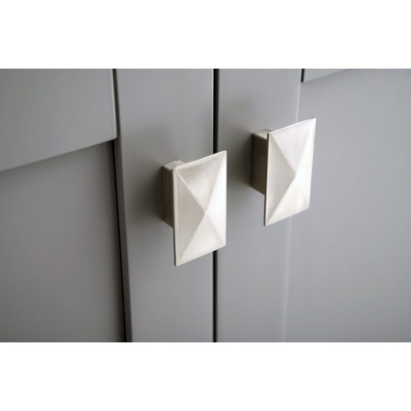 Vanea Bathroom Vanity Brushed Nickel Knob