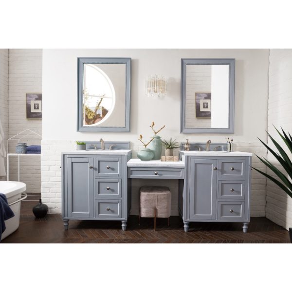 Copper Cove Encore 86" Double Vanity Silver Gray