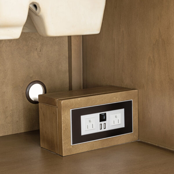 Hudson 36 inch Vanity Cabinet, Light Natural Oak